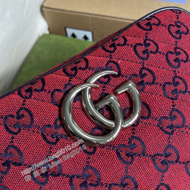 Gucci新款女包 古馳GG Marmont系列單肩斜挎包 Gucci相機包 447632  ydg3258